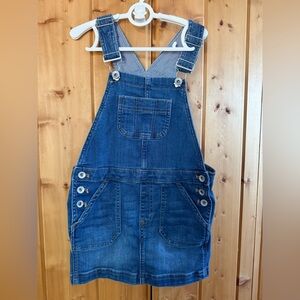 Vineyard Vines Girl size 7 Blue Overalls Dress